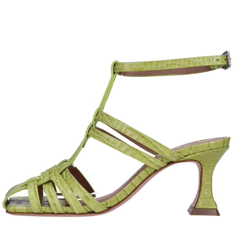 Décoletté slingback in pelle 