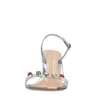 Sandali modello RIBBON CANDY in plexi e pelle 