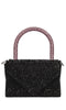 GEDEBE Borsa mini Cookie in raso e strass
