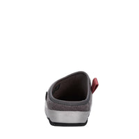 Sabot in tessuto ed ecopelle 