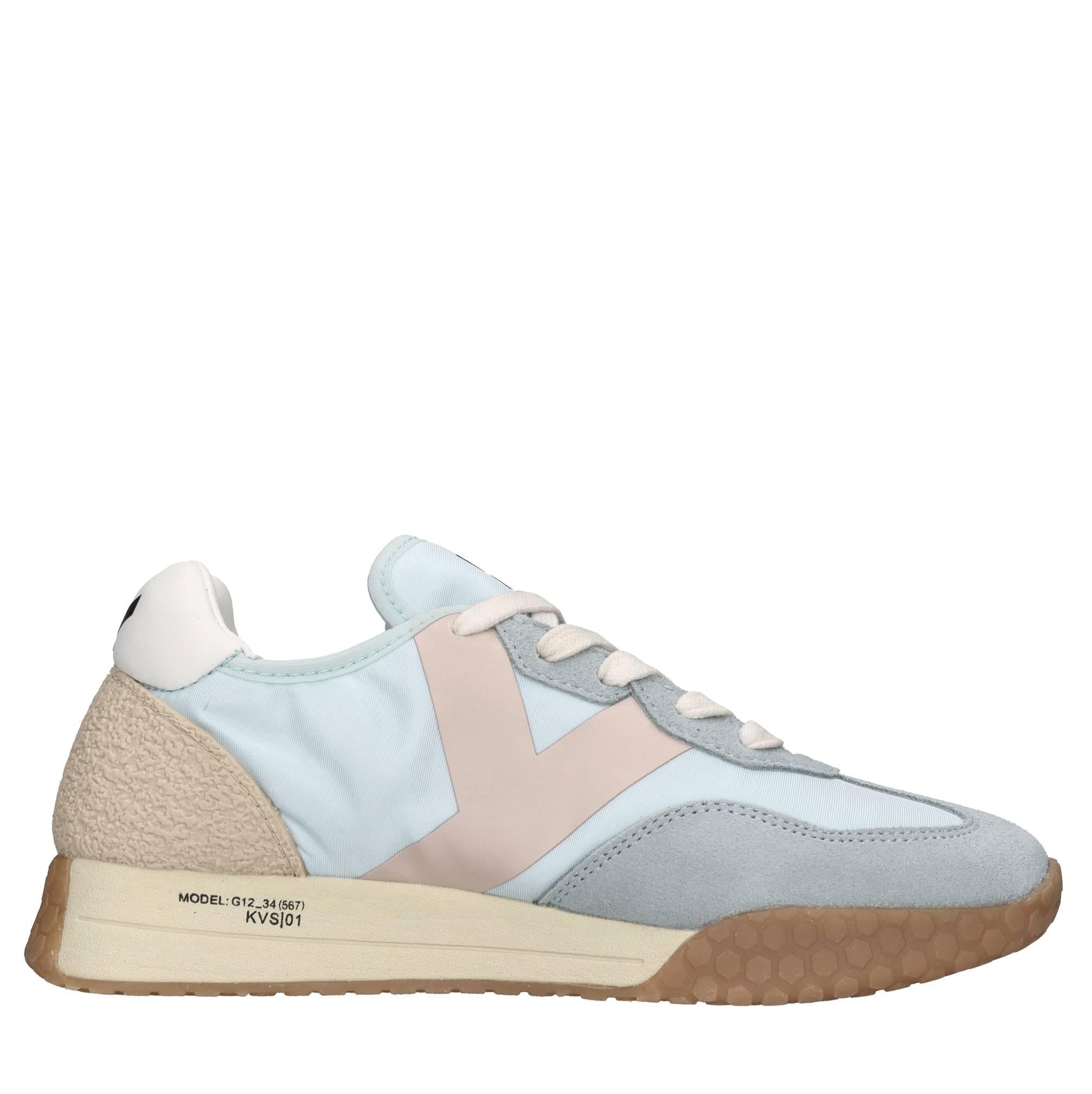 Sneakers in camoscio tessuto e gomma 