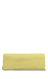 Borsa modello ENVELOPE in camoscio e strass 