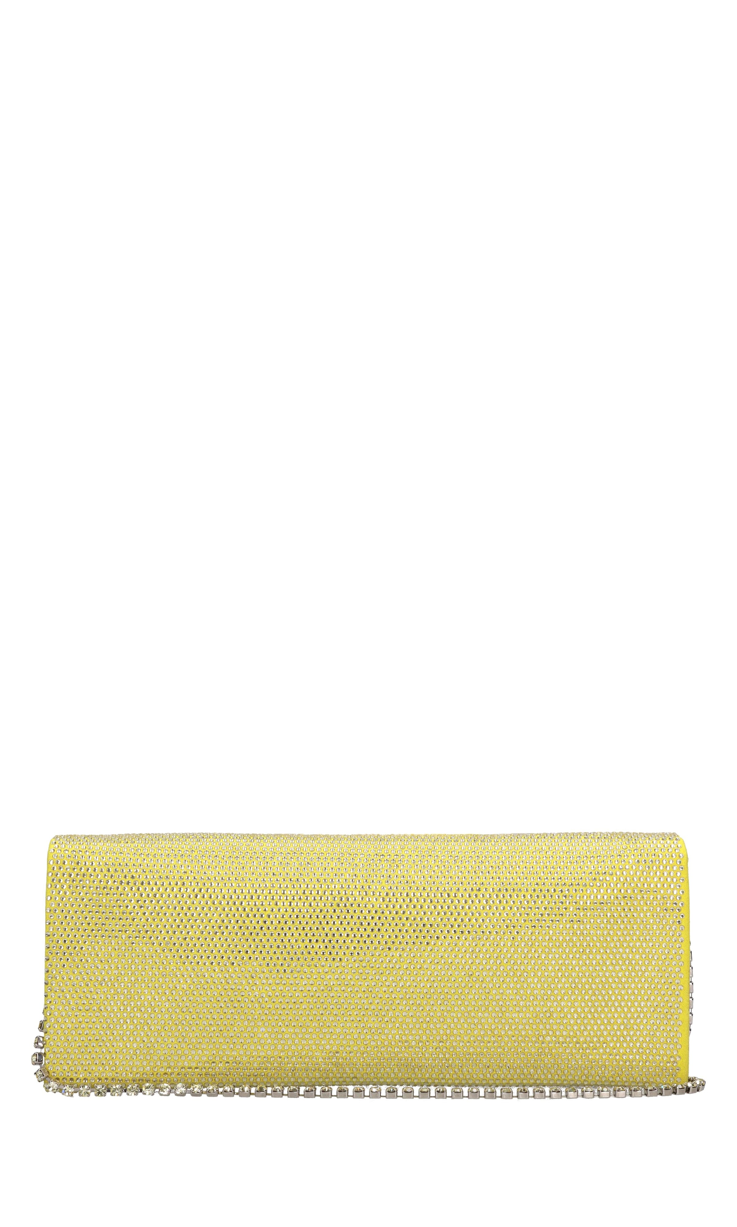 Borsa modello ENVELOPE in camoscio e strass 
