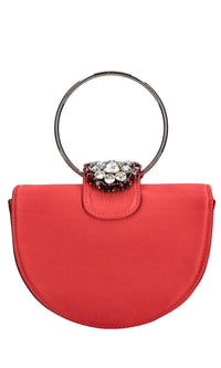 Borsa mini modello Brigitte in raso 