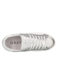 Sneakers in pelle e glitter 