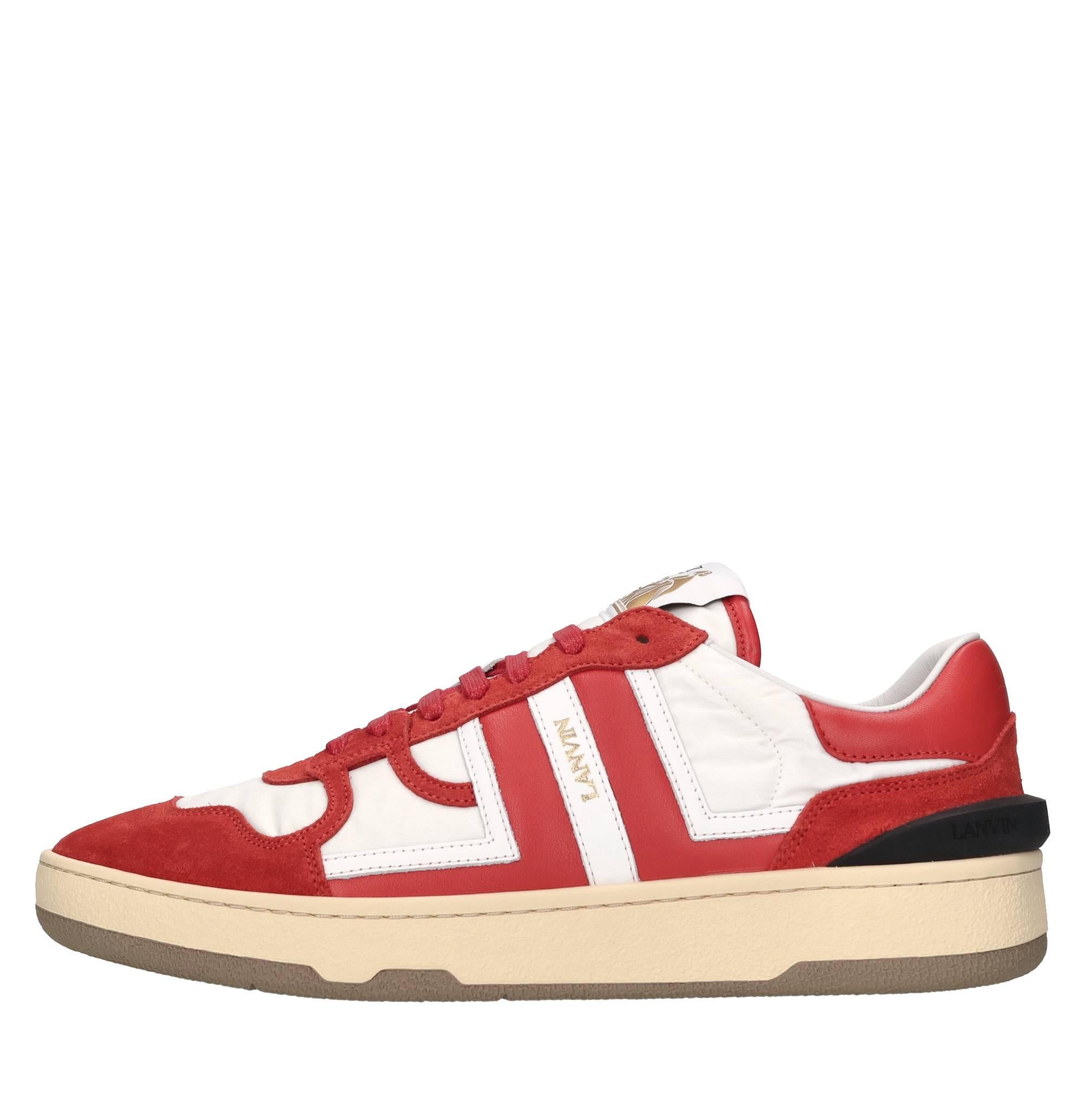 Sneakers in pelle,camoscio e tessuto 