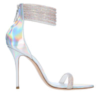 Sandali Hollywood in pelle e strass 