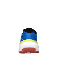 Sneakers in ecopelle e tessuto 
