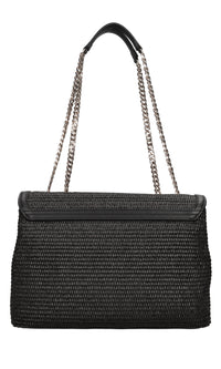 Borsa Malibu in rafia ed ecopelle 