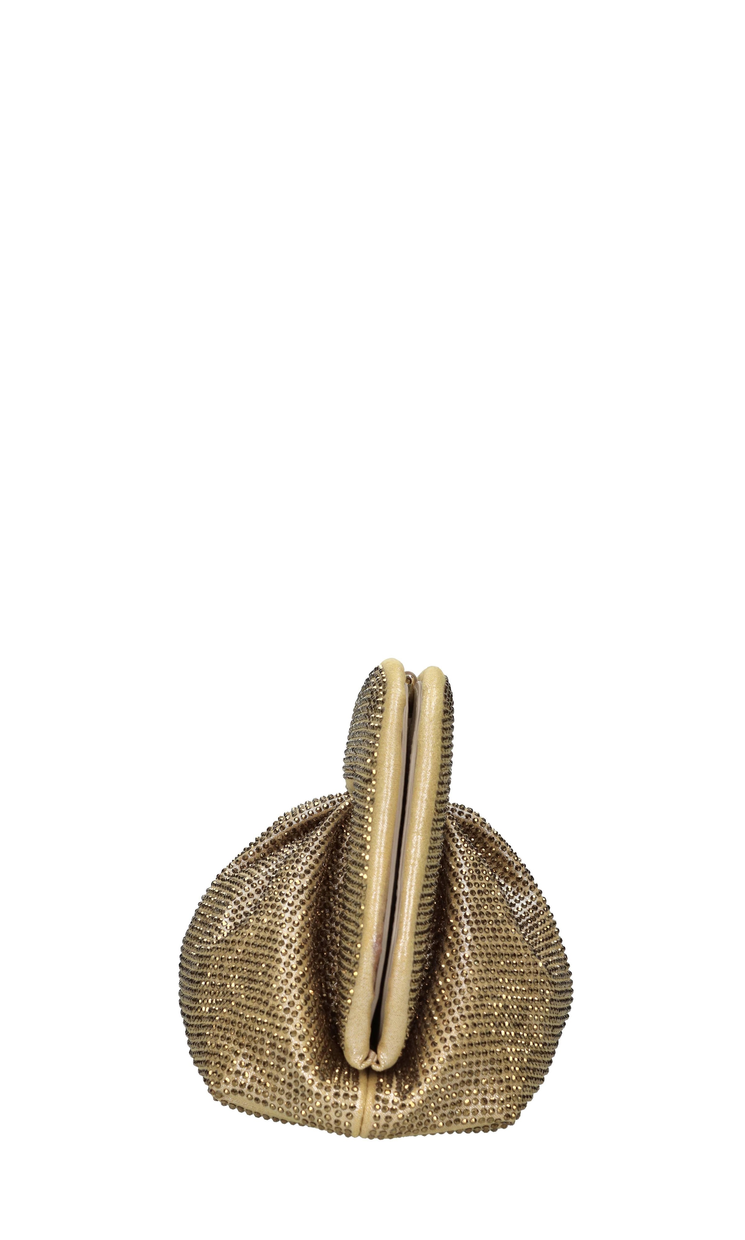 Borsa Gea in tessuto e strass 