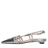 Ballerine slingback in vernice 