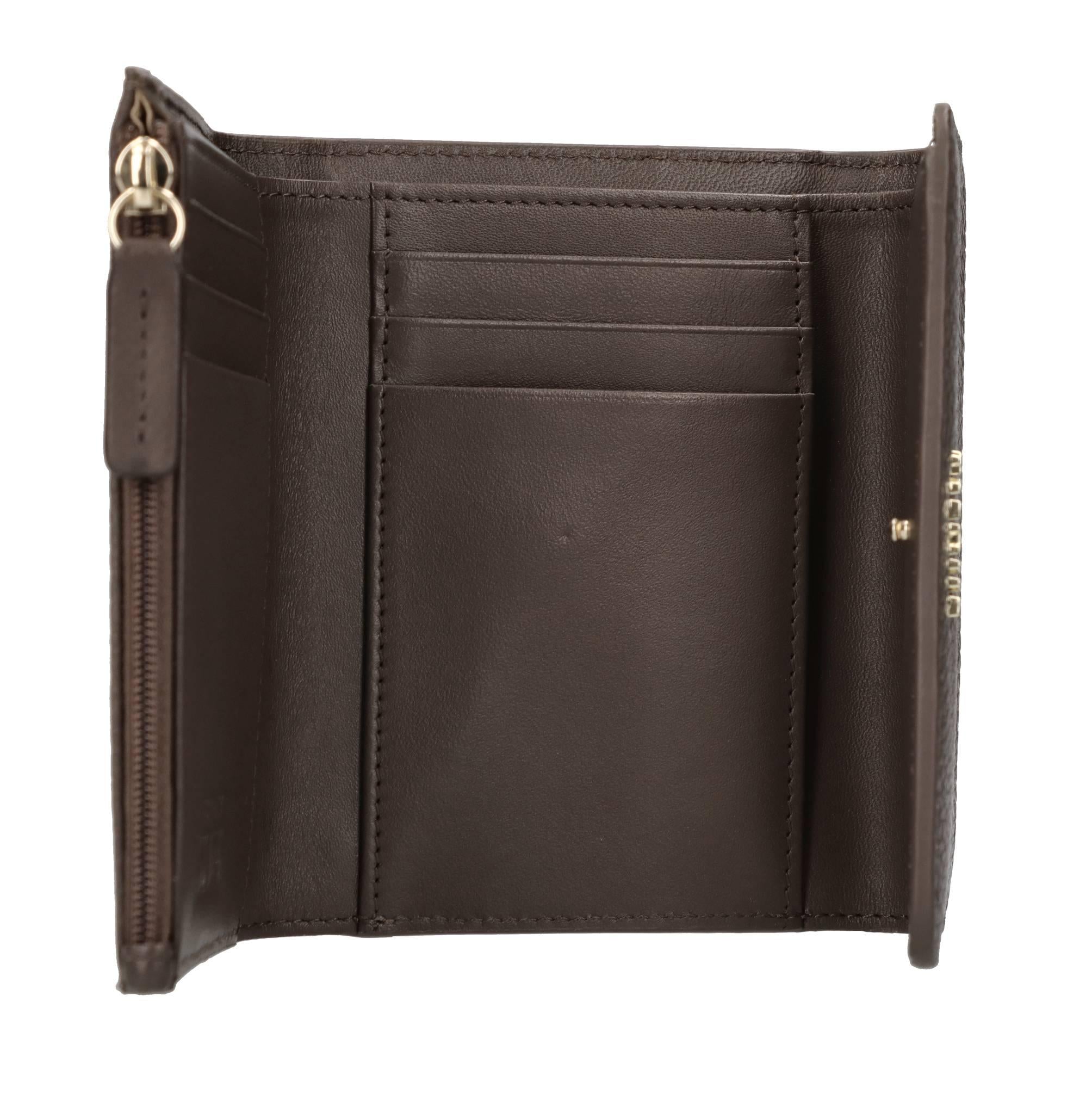 Portafoglio bifolder piccolo in pelle 