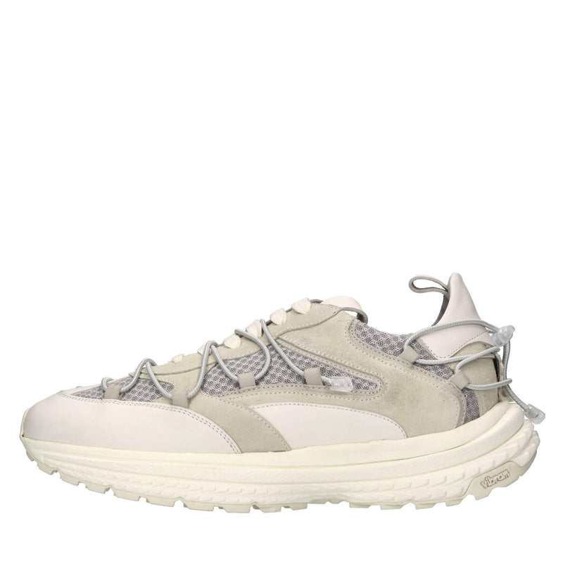 Sneakers in camoscio e pelle 