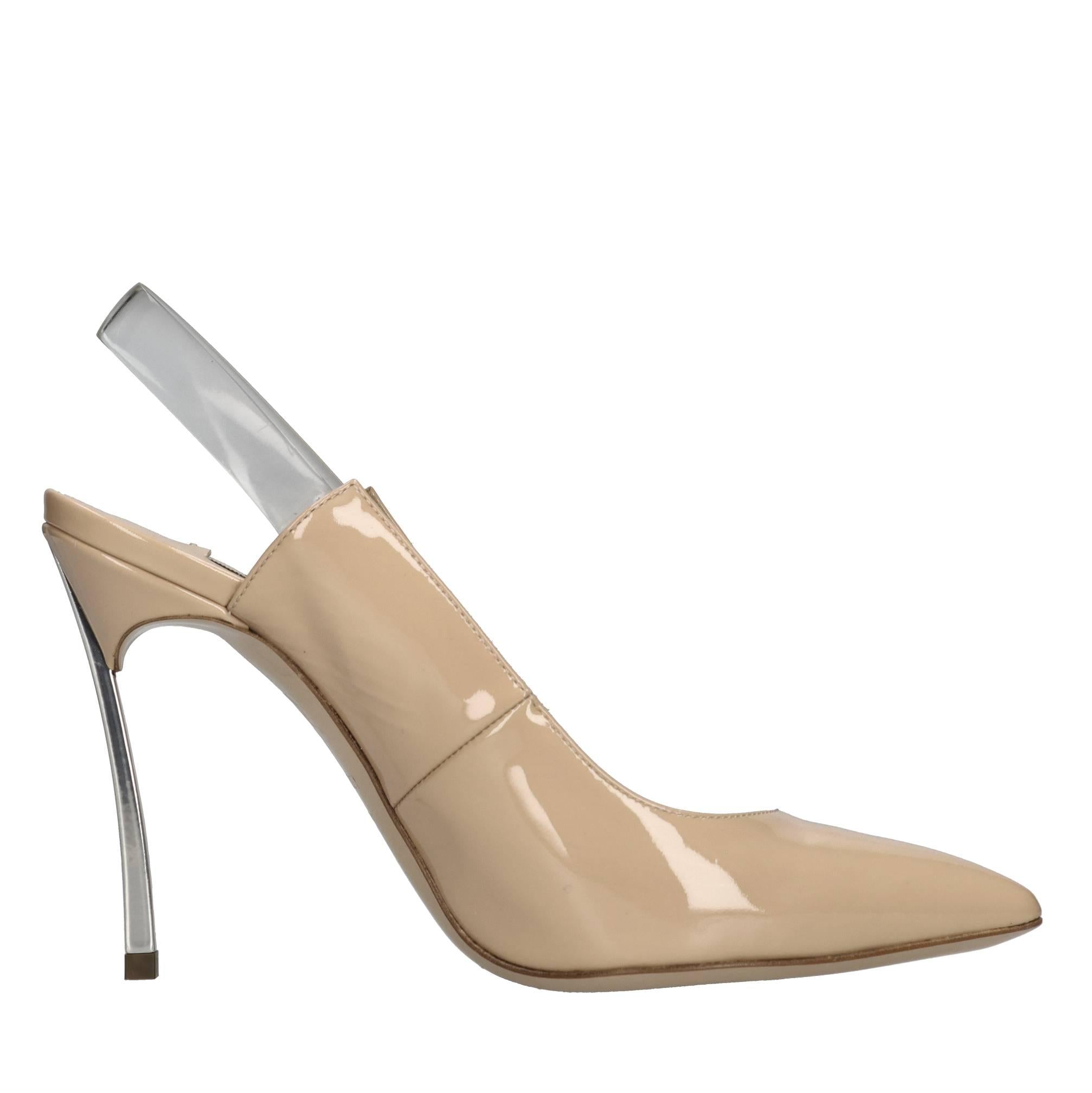 Décolleté slingback Blade in vernice 