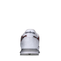 Sneakers in pelle e tessuto 