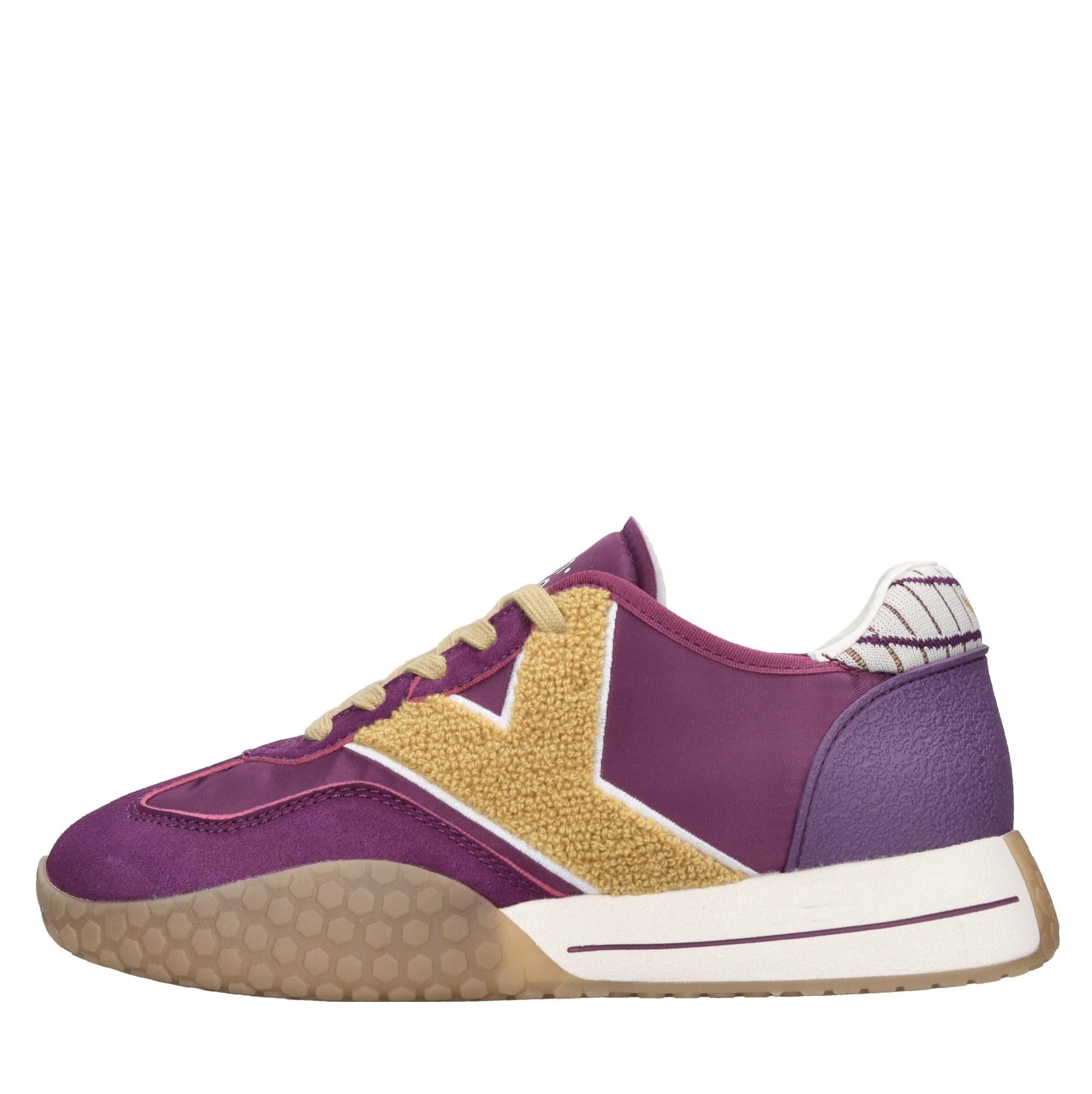 Sneakers in camoscio, tessuto e gomma 