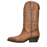 Stivali texani in pelle 