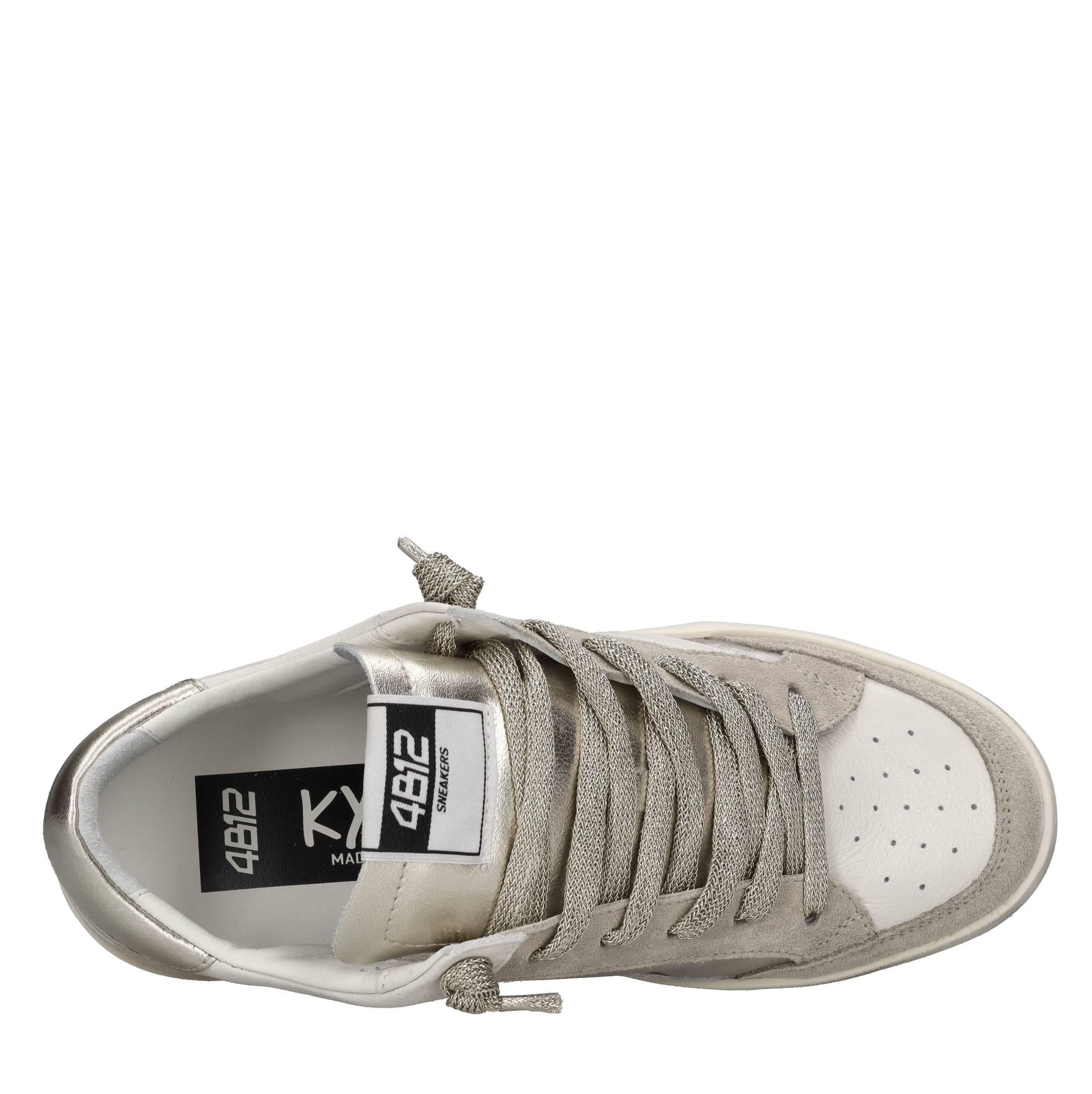 Sneakers in pelle e camoscio 