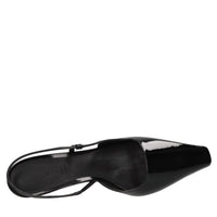 Décolleté slingback in vernice 
