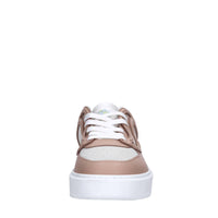 Sneakers in ecopelle e tessuto 