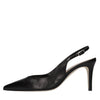 THE SELLER Leather slingback décolleté