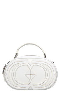Borsa Navajo ovale in pelle 