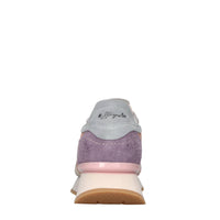Sneakers in camoscio ecopelle e tessuto 