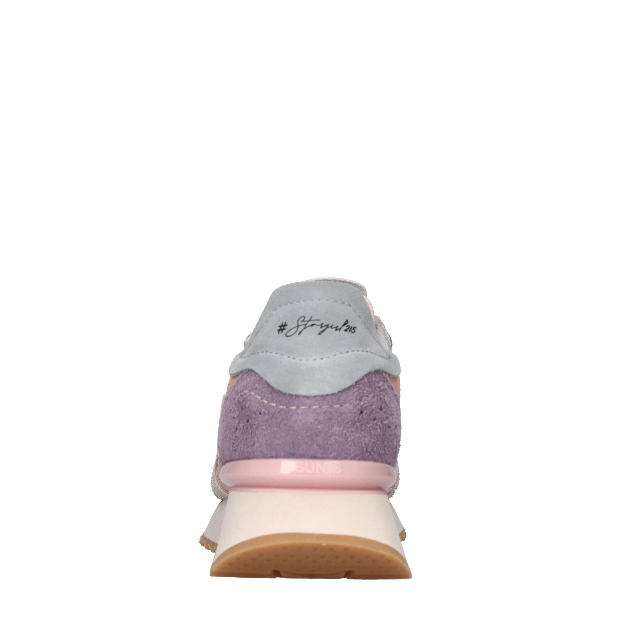 Sneakers in camoscio ecopelle e tessuto 