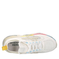 Sneakers in tessuto ed ecopelle 