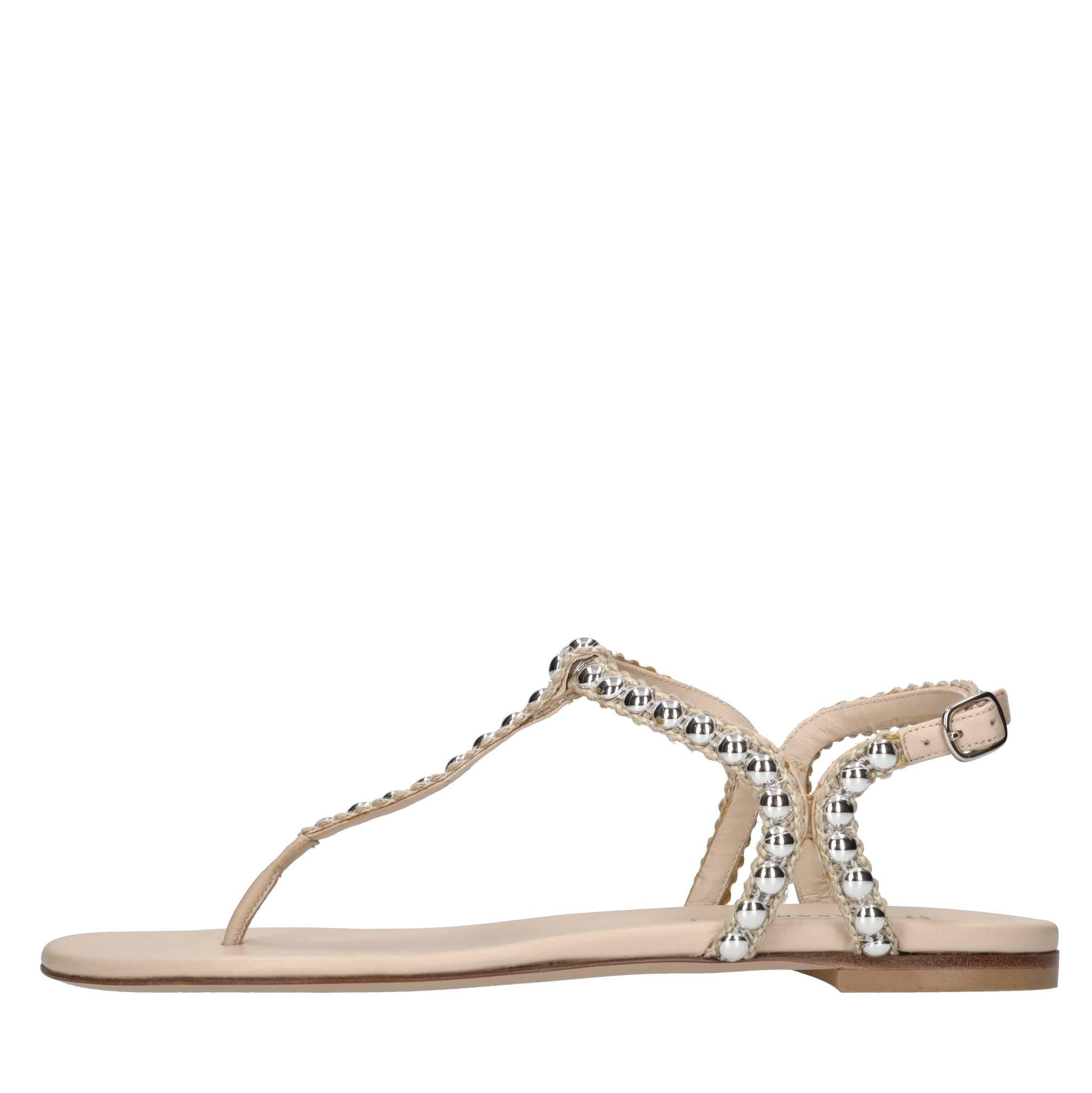 Sandali flat Florence in pelle 