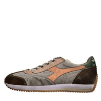 Sneakers modello HERITAGE Equipe H Dirty Stone Wash Evo in tessuto e pelle scamosciata 