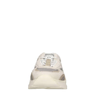Sneakers in pelle, tessuto e camoscio 