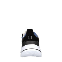 Sneakers in camoscio e tessuto 
