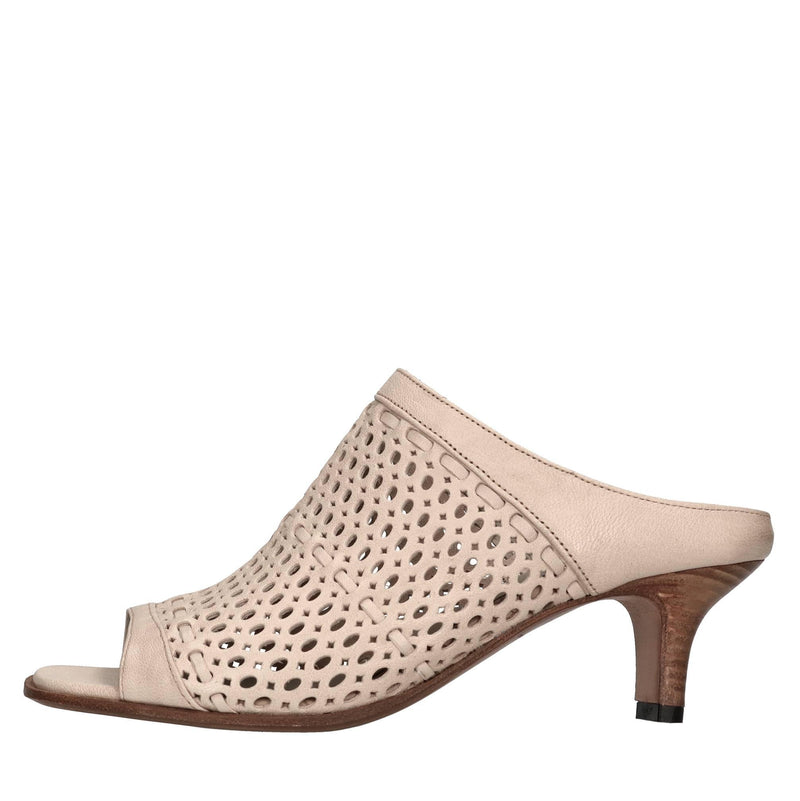 Mules in pelle 