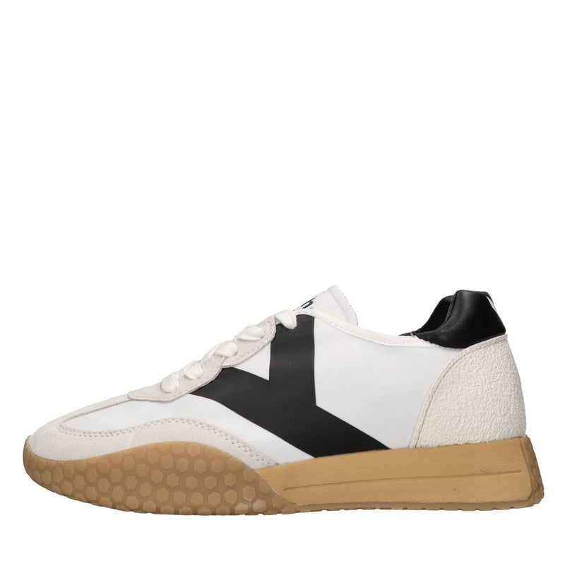 Sneakers in camoscio ecopelle e tessuto 