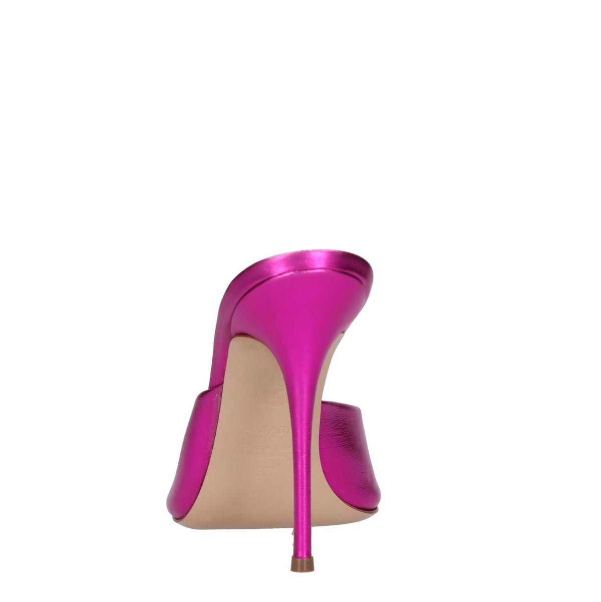 Mules in pelle 