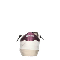 Sneakers in pelle e glitter 