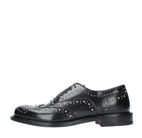 Stringate modello SIENA MILLE 885 in pelle e borchie 