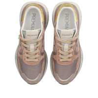 Sneakers Lauryn Var 7801 in pelle, ecopelle e tessuto 