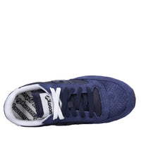Sneakers in camoscio e tessuto 