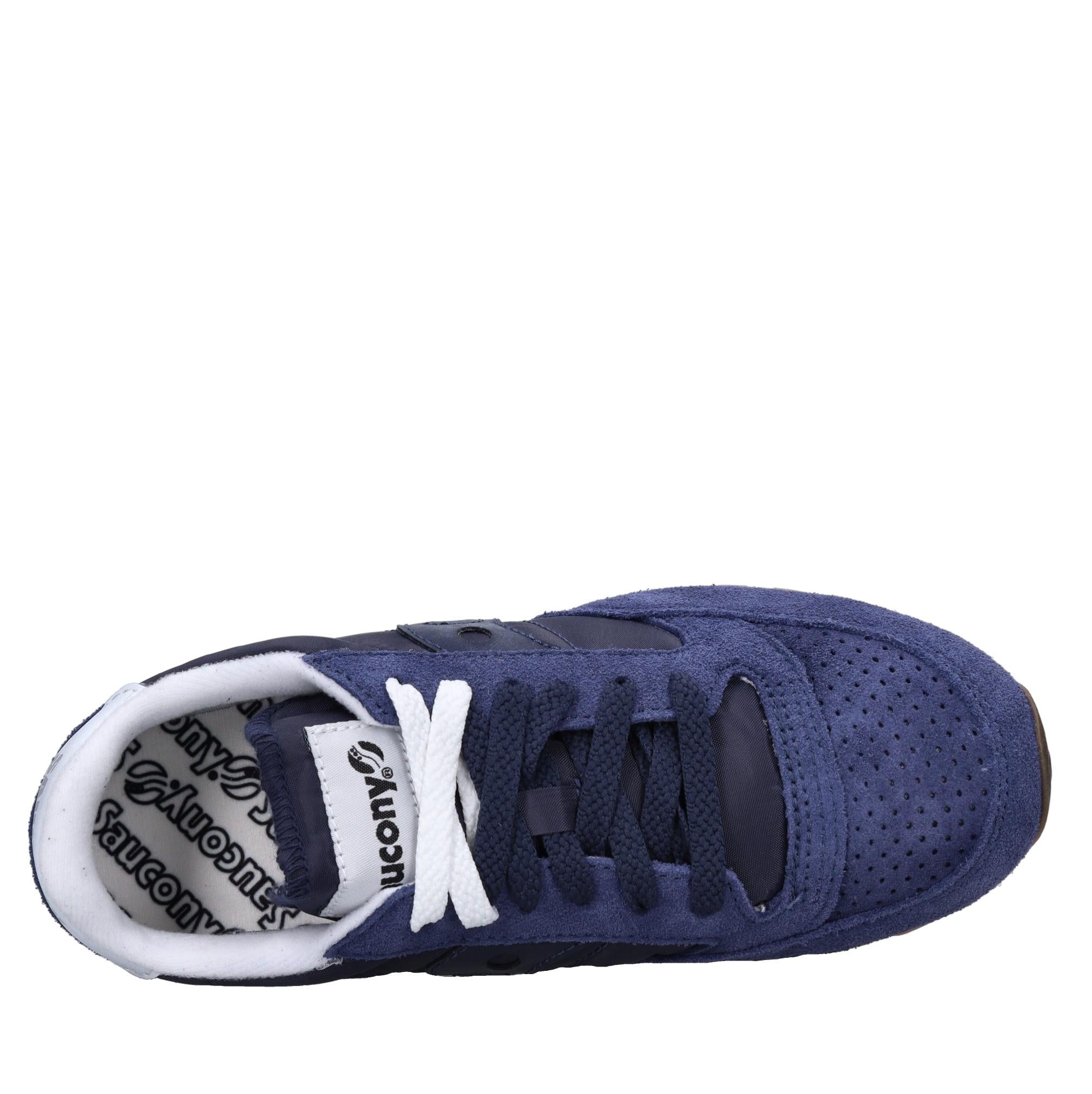 Sneakers in camoscio e tessuto 
