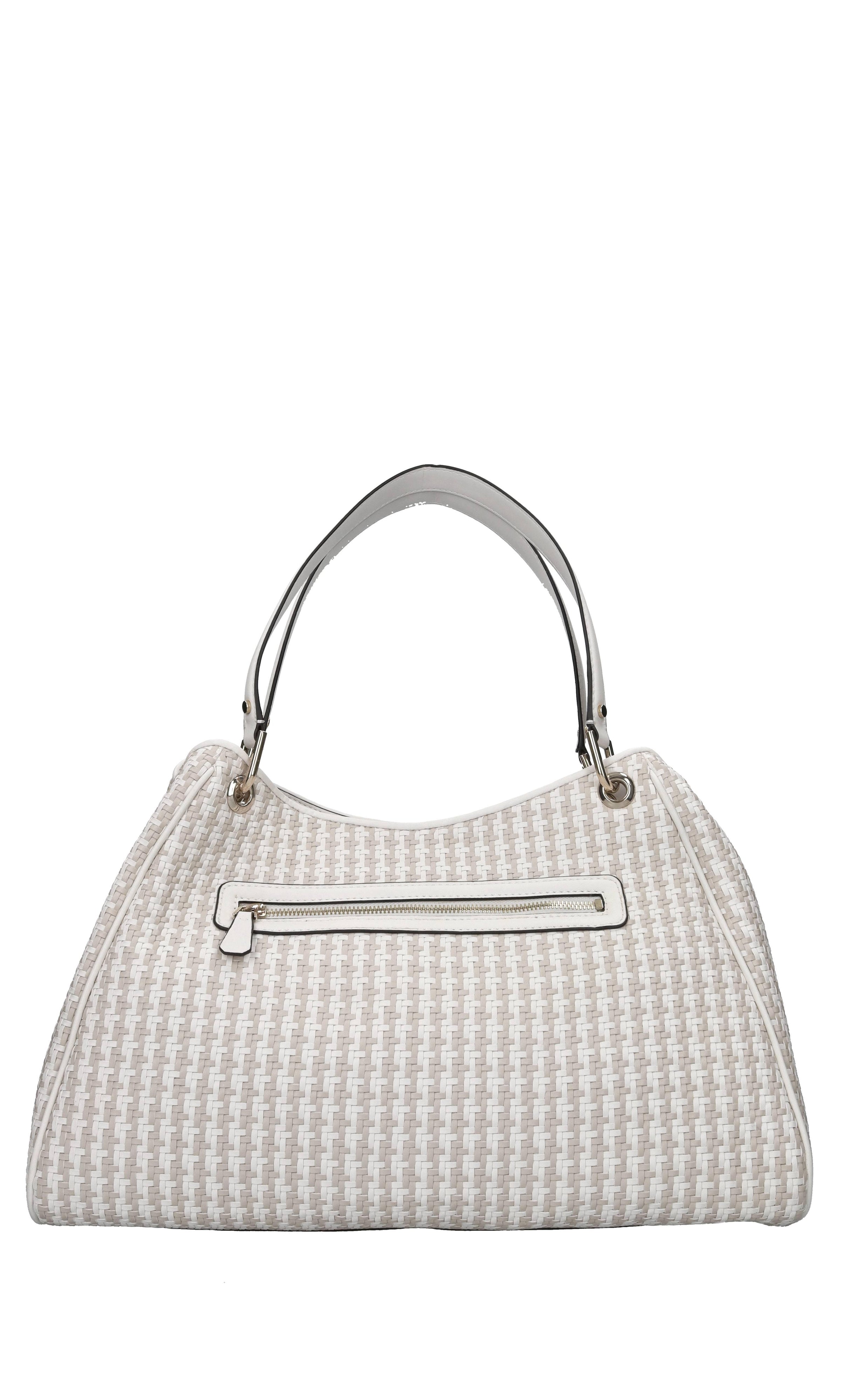 Borsa in ecopelle intrecciata 