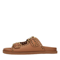 Mules in pelle 