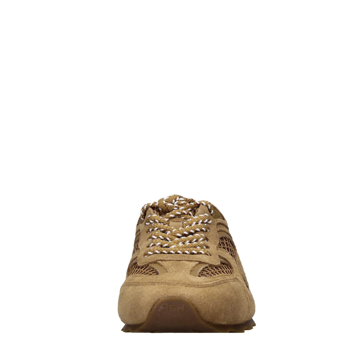 Sneakers in camoscio e tessuto 