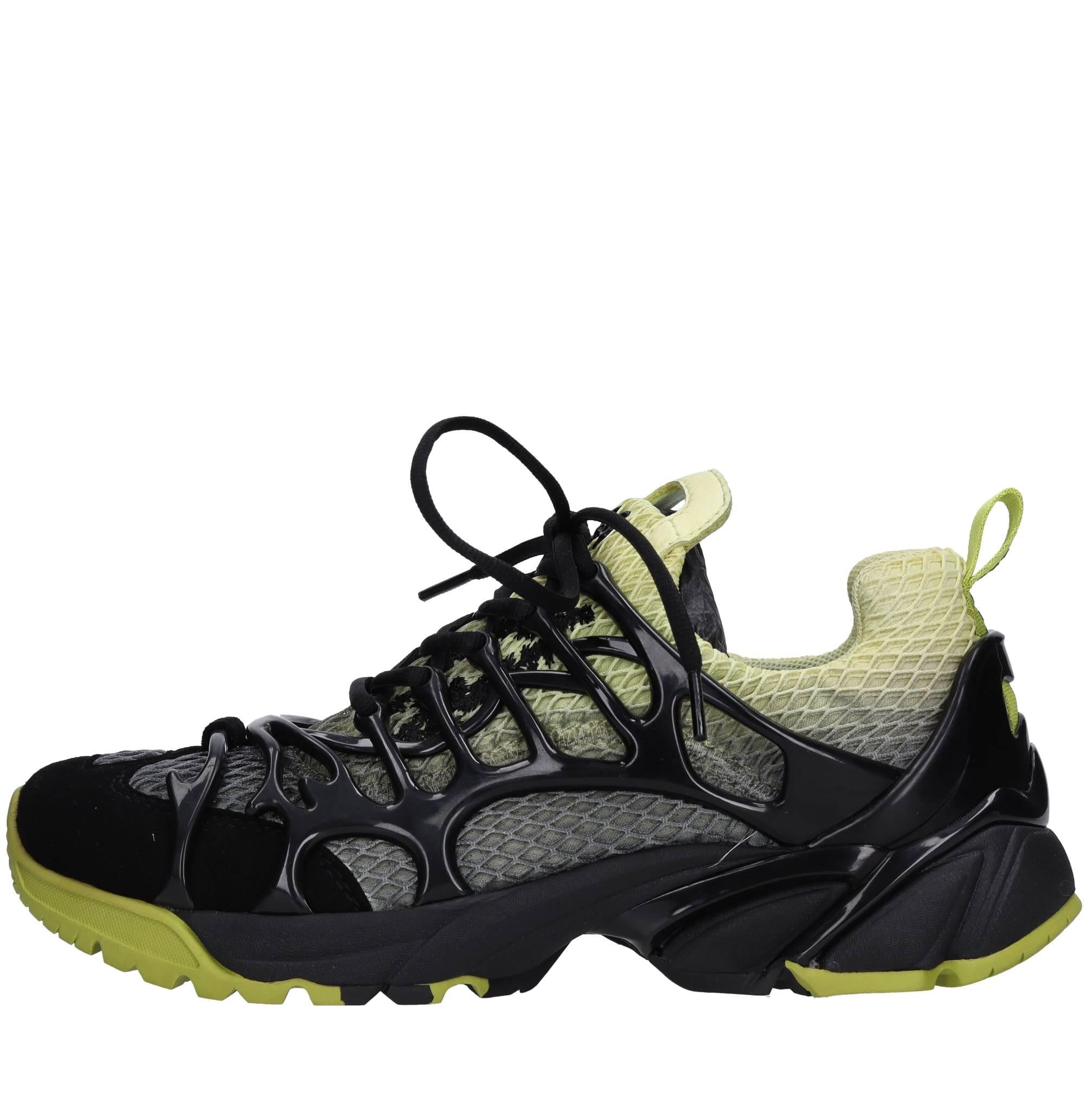 Sneakers in tessuto e gomma 