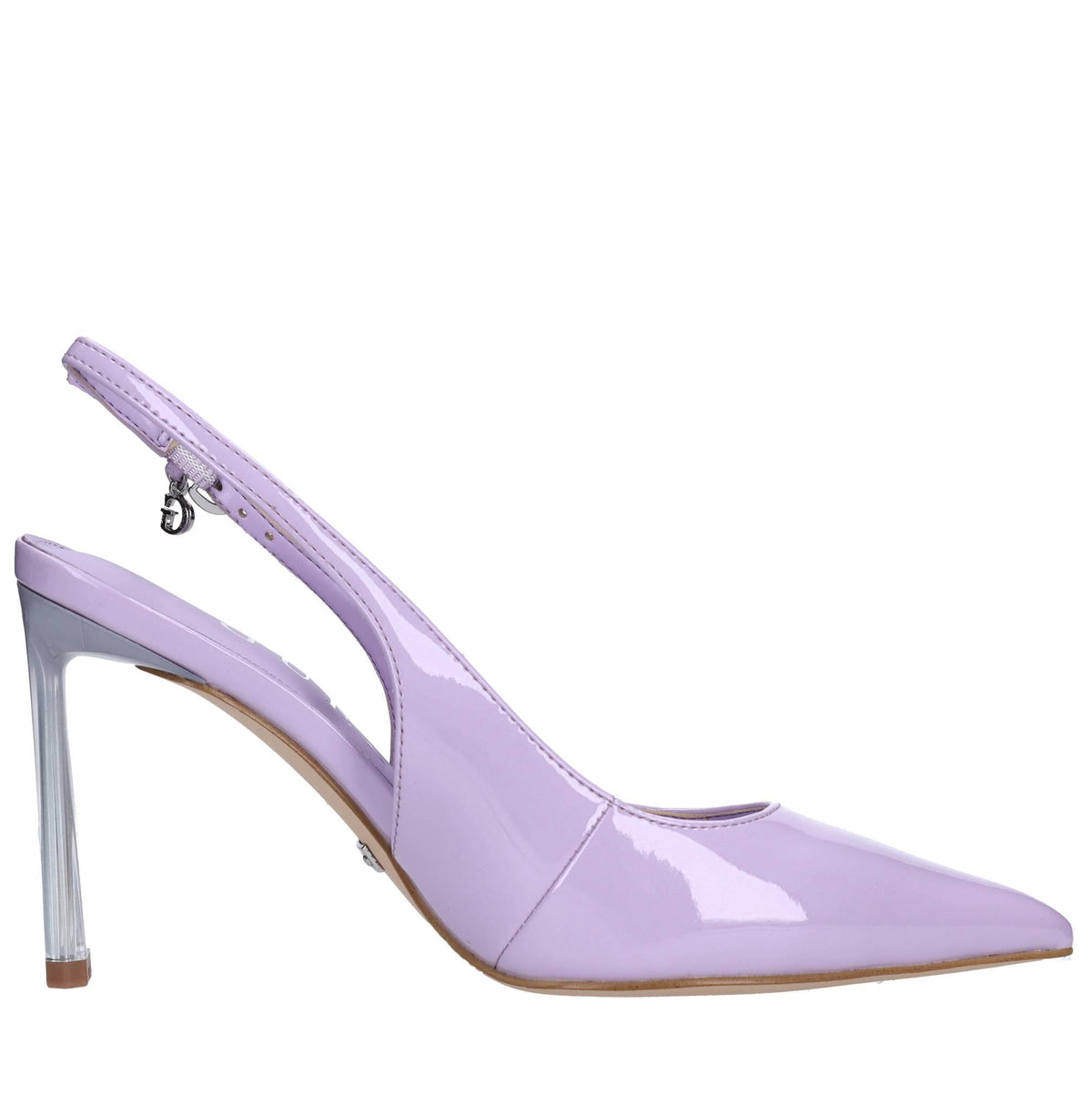 Décolleté slingback in vernice 