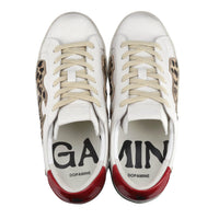 100136GM V25BIANCO-LEOPARDATO-ROSSO GAMIN