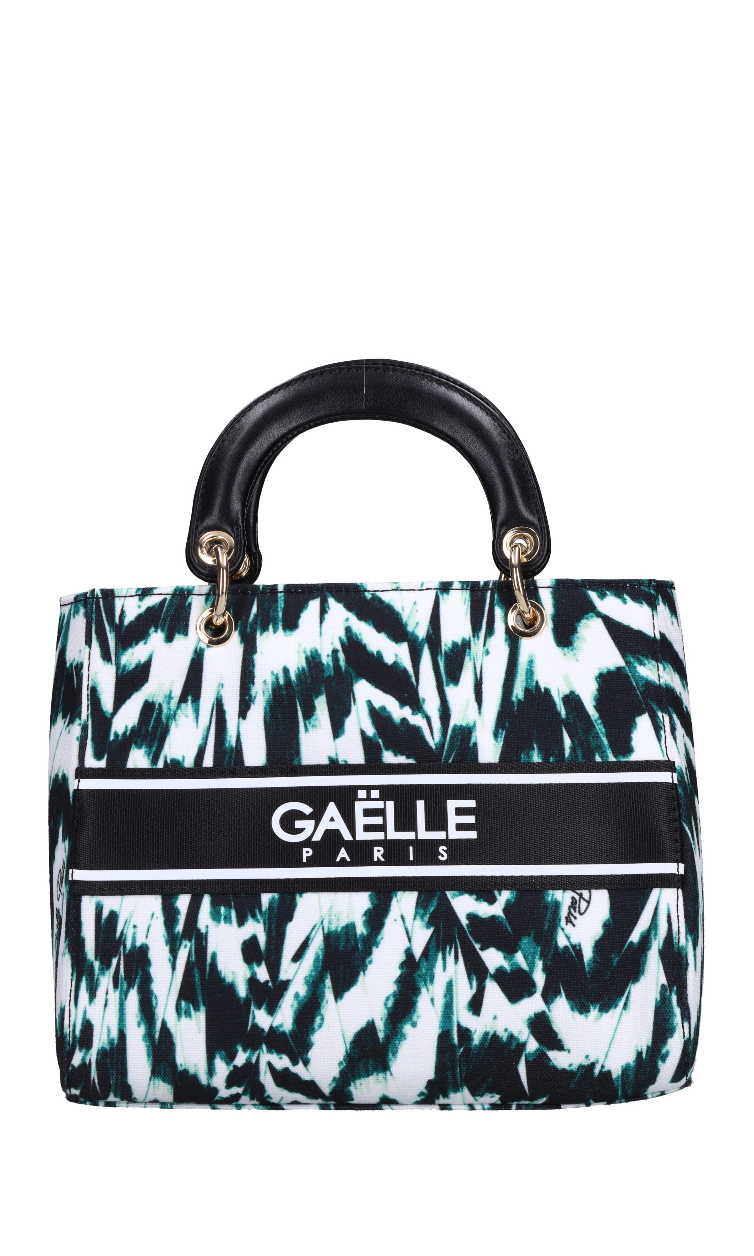 Borsa in tessuto ed ecopelle 