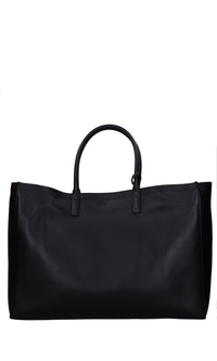 Borsa VLogo Side in pelle 