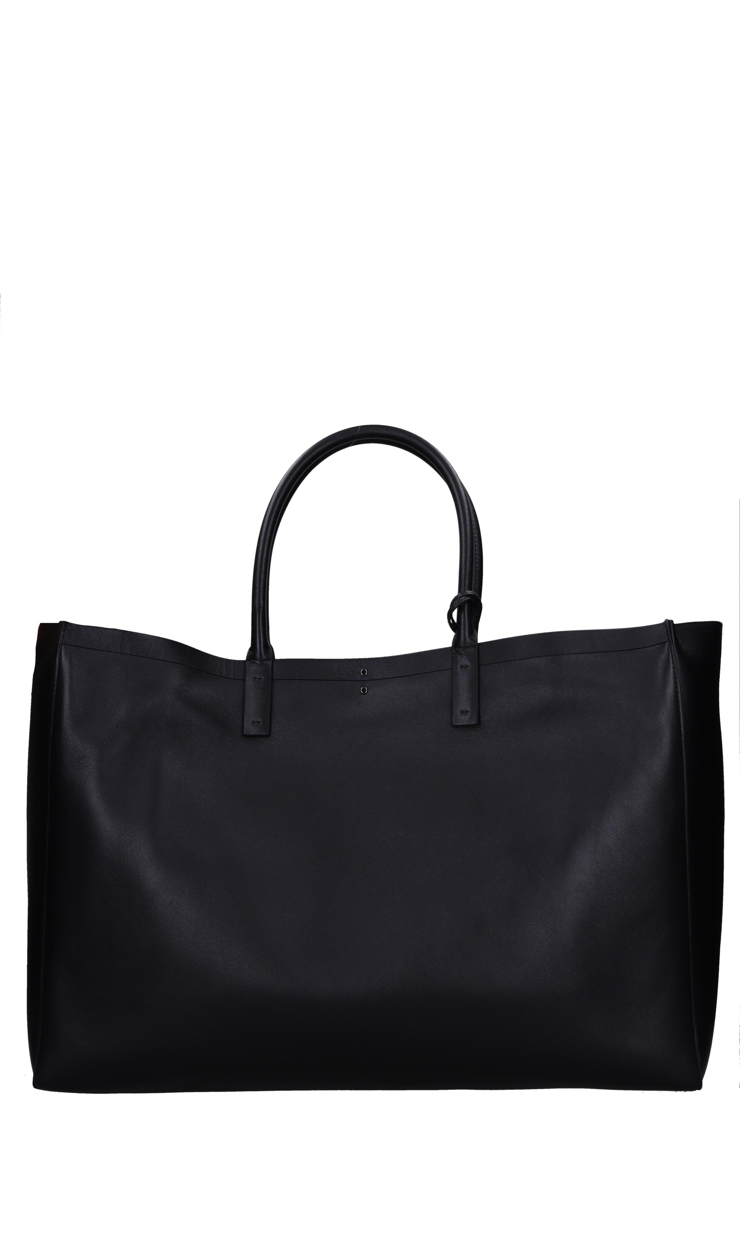 Borsa VLogo Side in pelle 